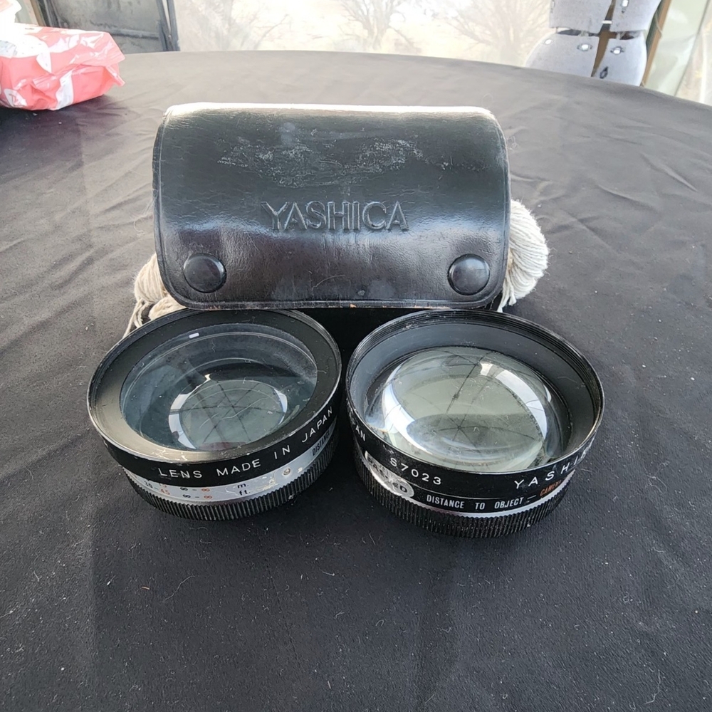 Yashica Yashikor Aux Telephoto & Wide Angle 1:4 Lenses